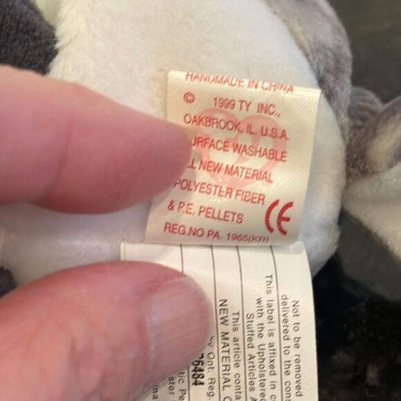 TY Beanie Baby Wiser The Snow Owl Graduate w/ Graduation Cap Class of 1999 - Picture 8 of 10